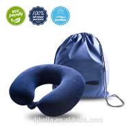 Travel Pillow Memory Foam Neck Car Airplane Comfortable U Shape Pillow with Bag