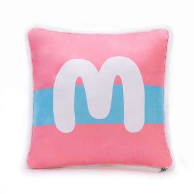 decorative shaped letter  pillow cover household sofacouch pillow