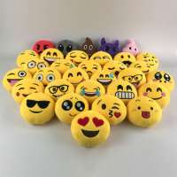 Smiley Keyring Emotion Stuffed Plush Emoji Keychain