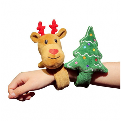 Lovely  Animal Toys Christmas  Plush Baby Milu deer  Wrist Rattle Toys