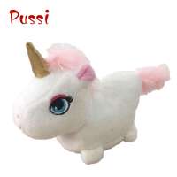 customized stuffed pet Unicorn comb plush toy