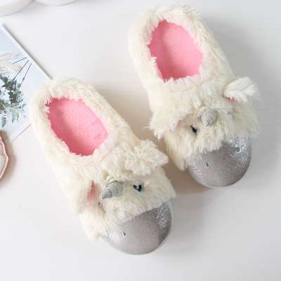 comfortable unicorn sequins shoes/slippers for ladies